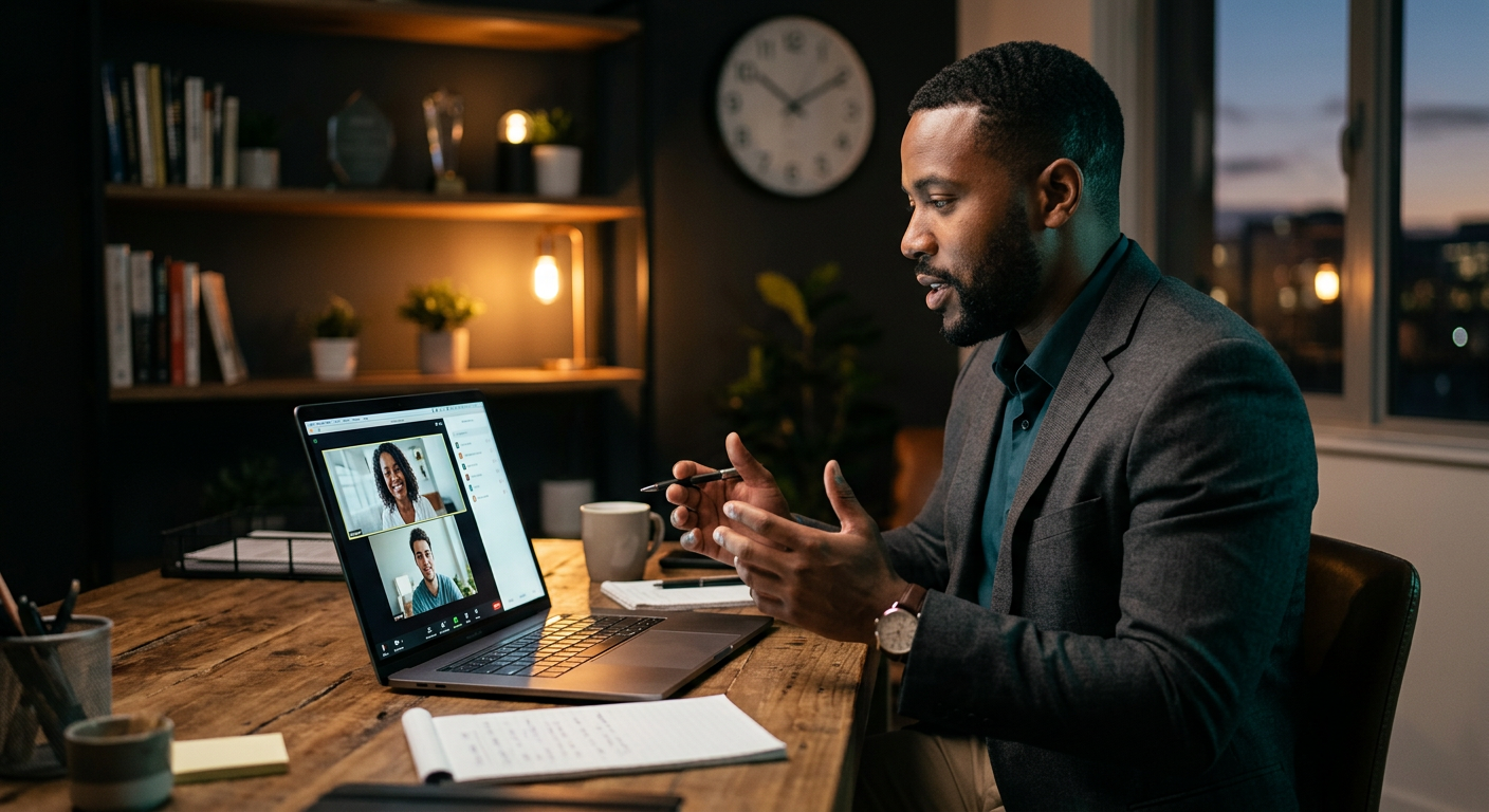 Live coaching session