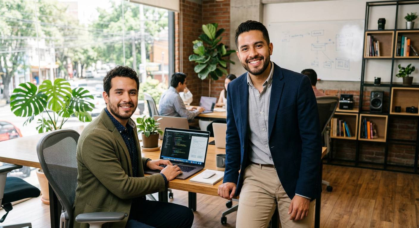 ESQgo team in their co-working space