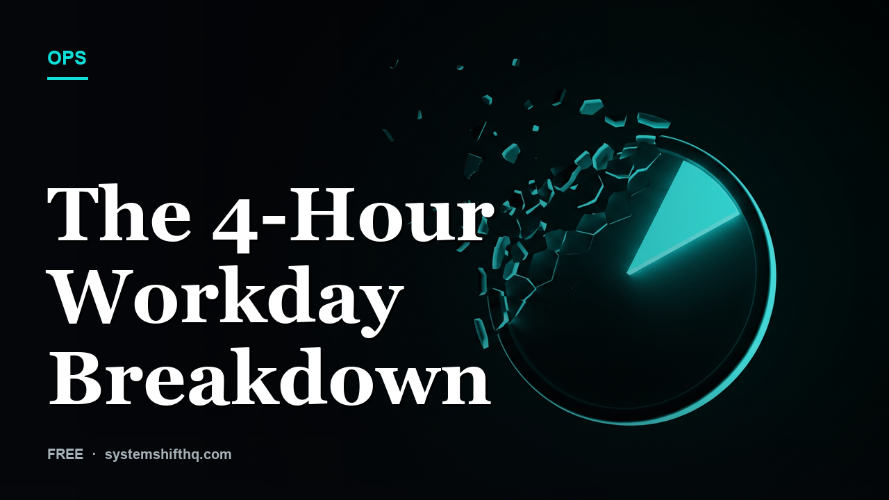 The 4-Hour Workday Breakdown