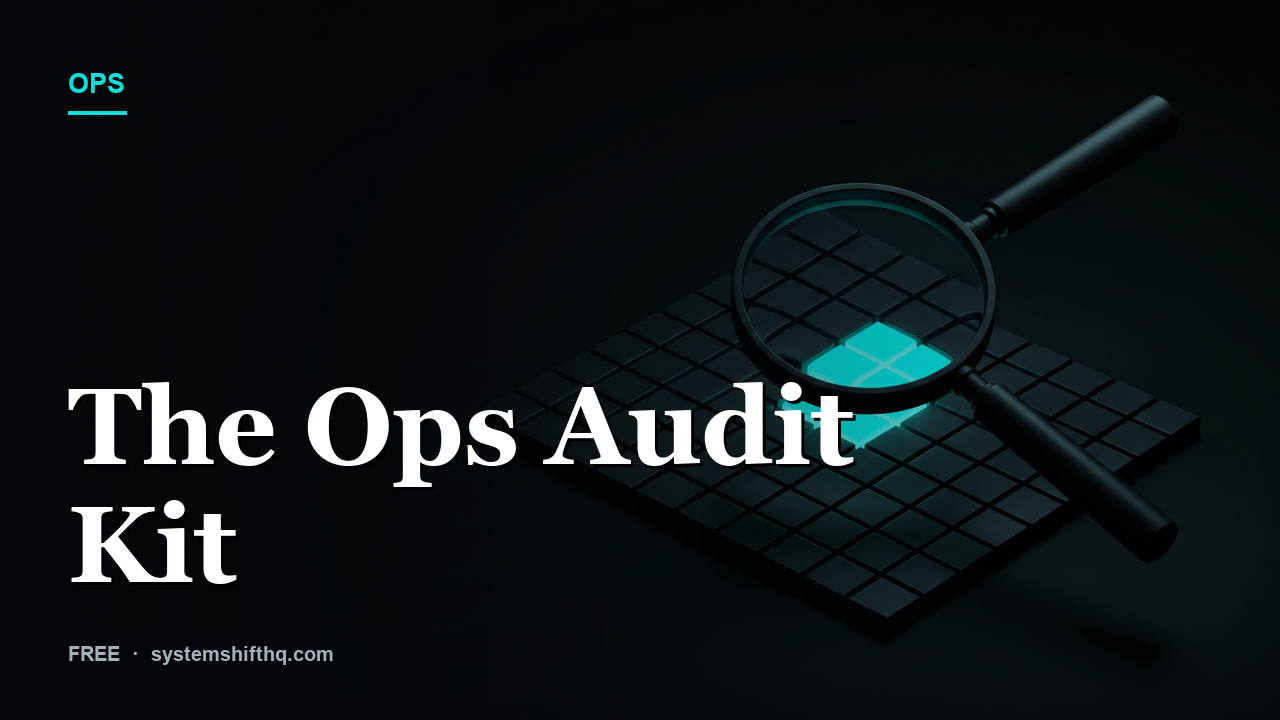 The Ops Audit Kit