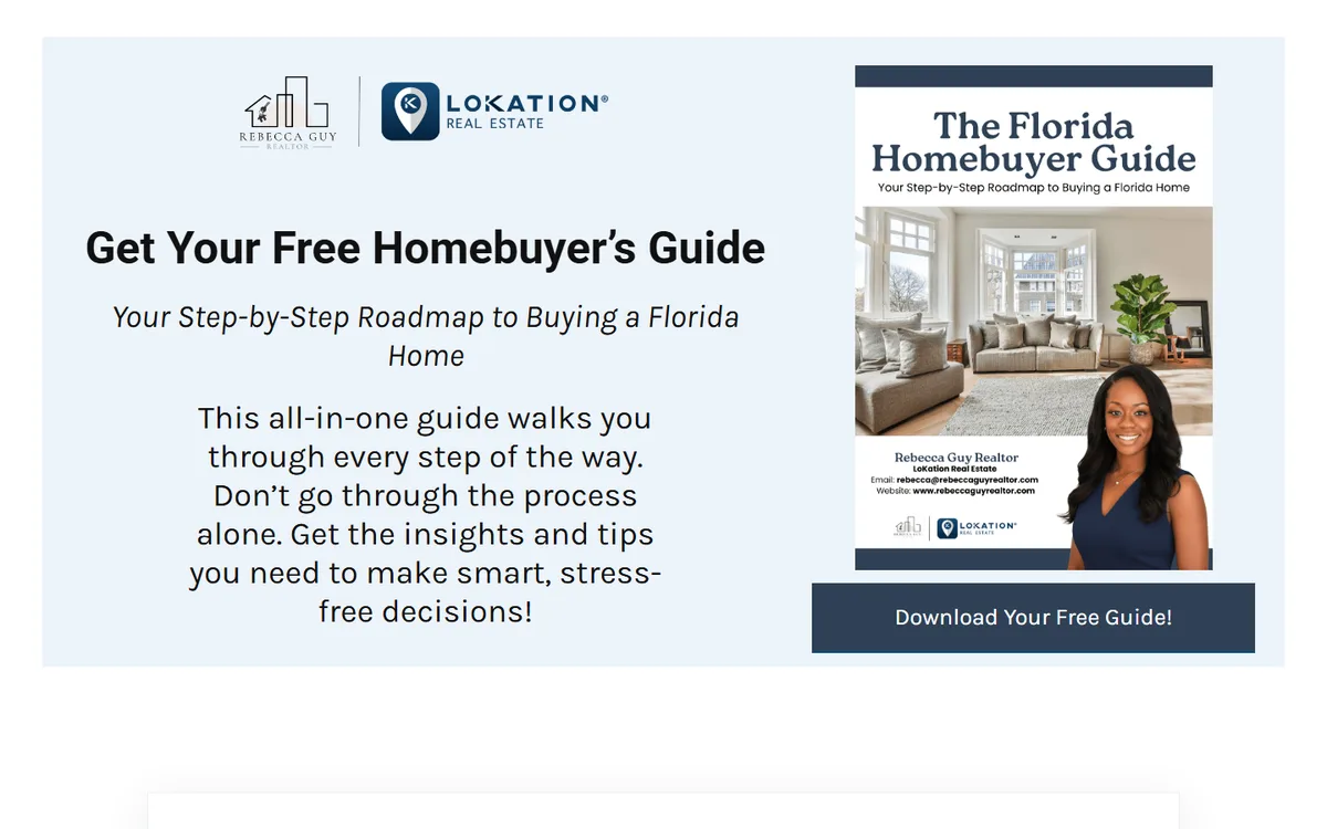Rebecca Guy homebuyer guide landing page